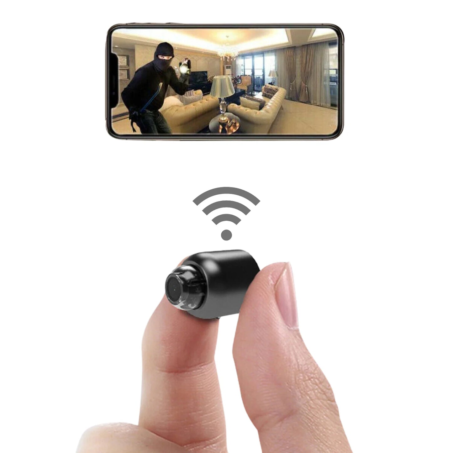 Mini WIFI Camera 1080P HD - Night Vision Included