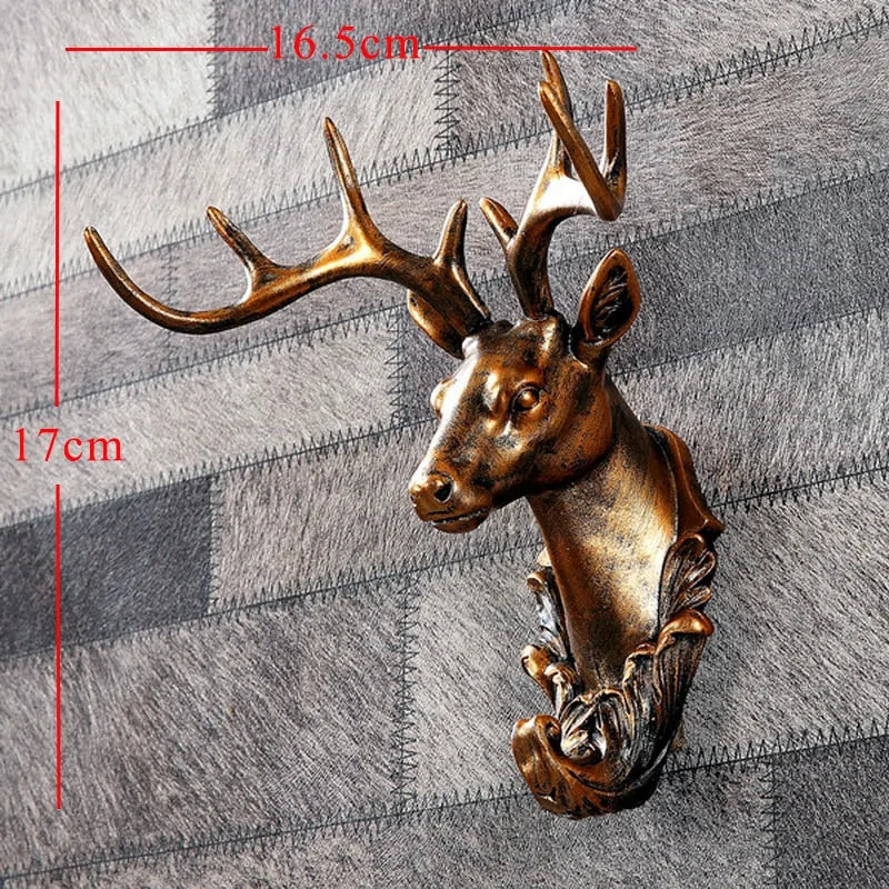 Deer Head Wall Sculpture