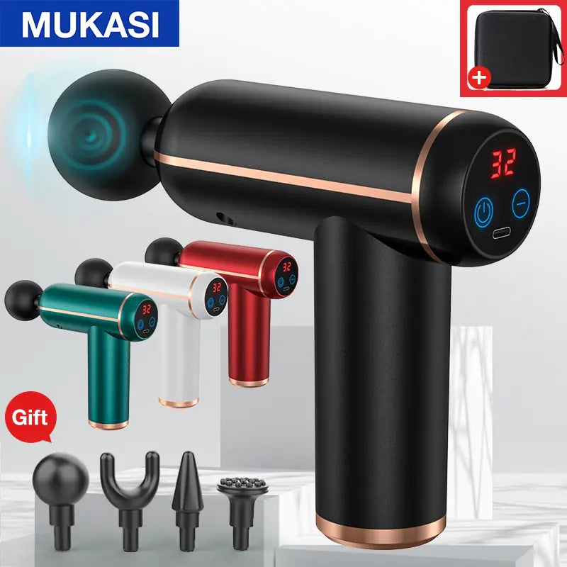 MUKASI Massage Gun Portable Percussion Pistol Massager