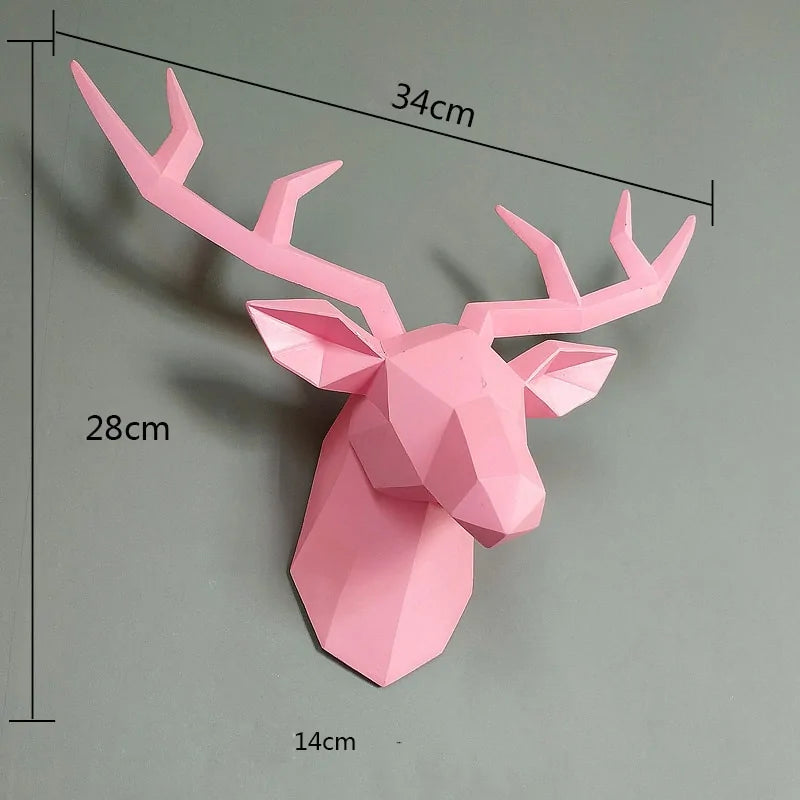 Deer Head Wall Sculpture