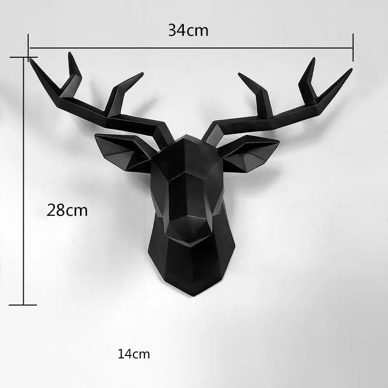 Deer Head Wall Sculpture