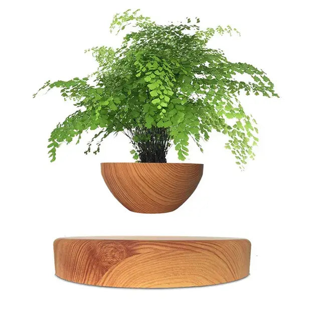 electric levitating planter